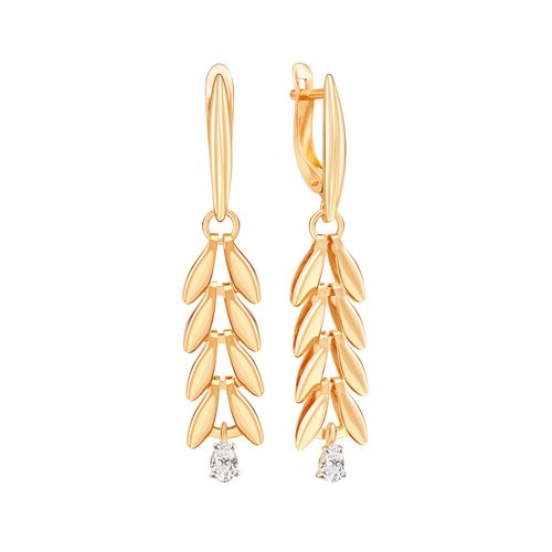 Сапфир каталог товаров Серьги из золота с фианитом Сапфир каталог товаров Серьги из золота с фианитом