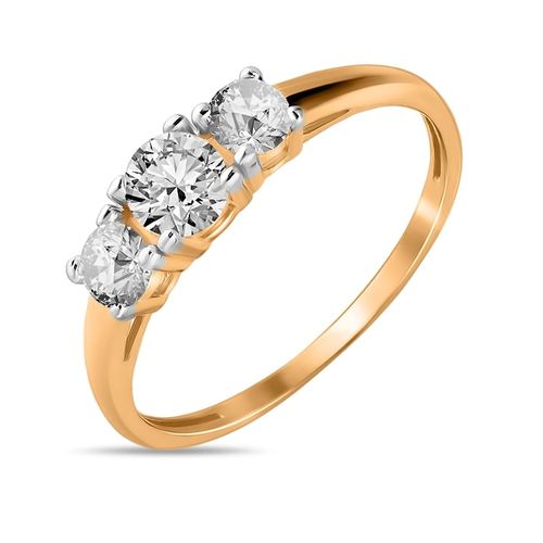 Сапфир каталог товаров Кольцо из золота с фианитом