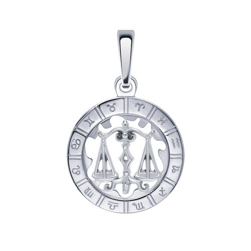 Сапфир каталог товаров Подвеска знак зодиака из серебра
