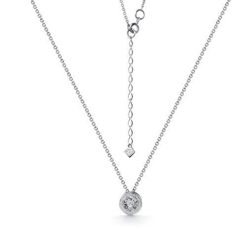 Сапфир каталог товаров Колье из белого золота с бриллиантом