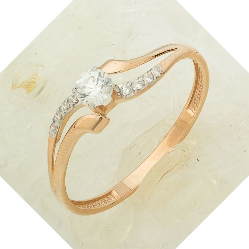 Сапфир каталог товаров Кольцо из золота с фианитом