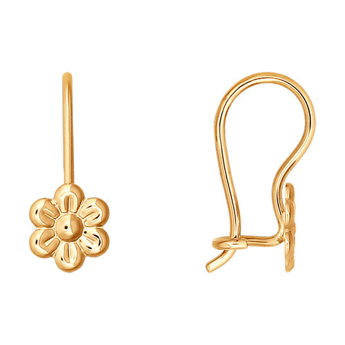 Сапфир каталог товаров Серьги детские из золота