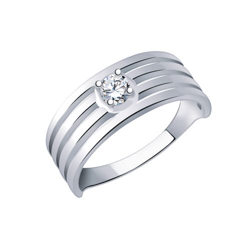 Сапфир каталог товаров Кольцо из серебра с фианитом