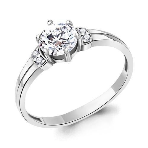 Сапфир каталог товаров Кольцо из серебра с фианитом