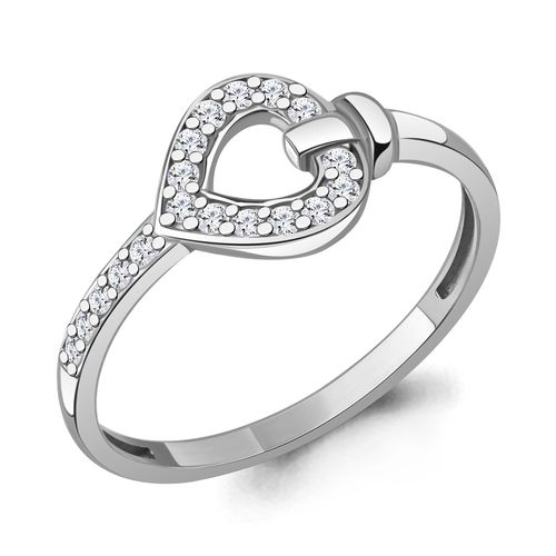 Сапфир каталог товаров Кольцо из серебра с фианитом