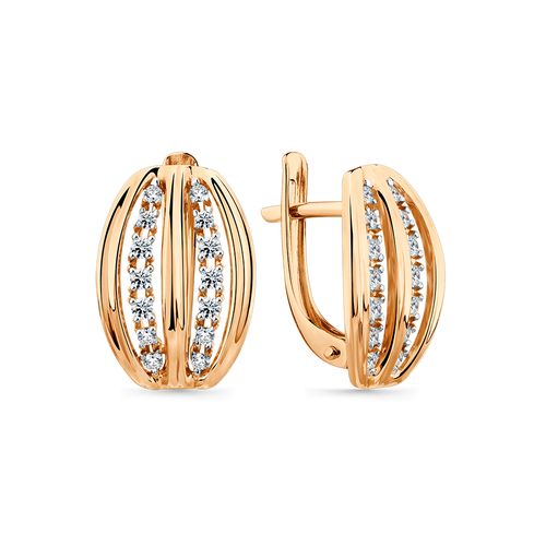 Сапфир каталог товаров Серьги из золота с фианитом