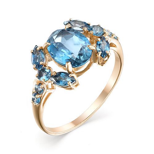 Сапфир каталог товаров Кольцо из золота с топазом