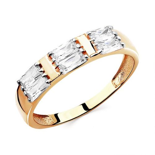 Сапфир каталог товаров Кольцо из золота с фианитом