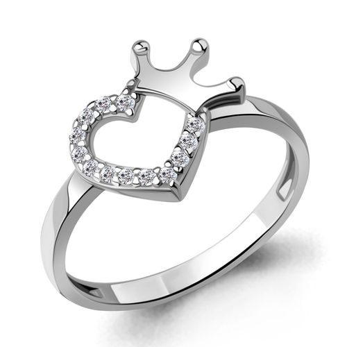 Сапфир каталог товаров Кольцо из серебра с фианитом