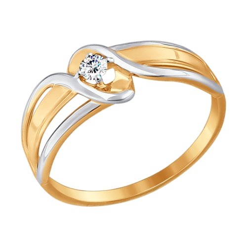 Сапфир каталог товаров Кольцо из золота с фианитом