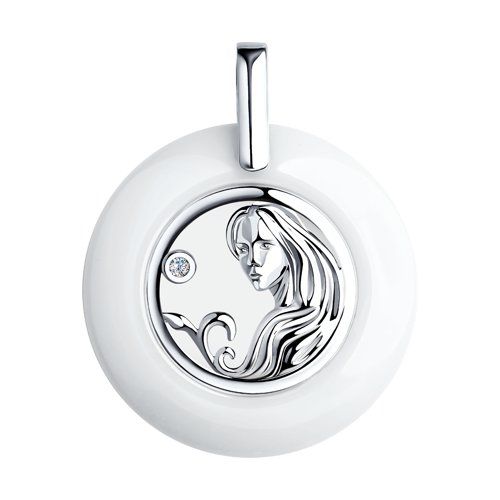 Сапфир каталог товаров Подвеска знак зодиака из серебра