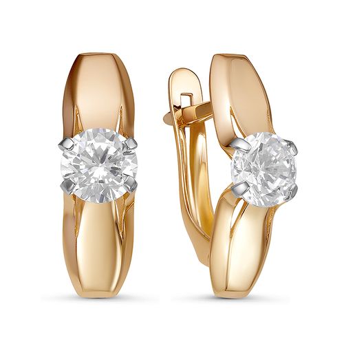 Сапфир каталог товаров Серьги из золота с фианитом