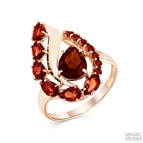 Сапфир каталог товаров Кольцо из золота с гранатом