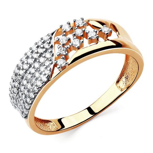 Сапфир каталог товаров Кольцо из золота с фианитом