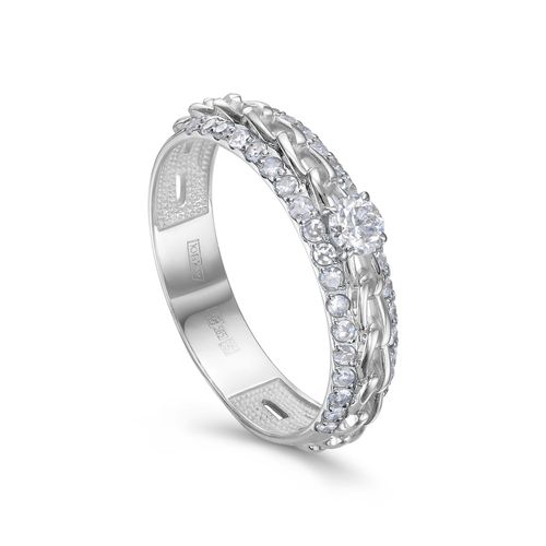 Сапфир каталог товаров Кольцо из белого золота с бриллиантом