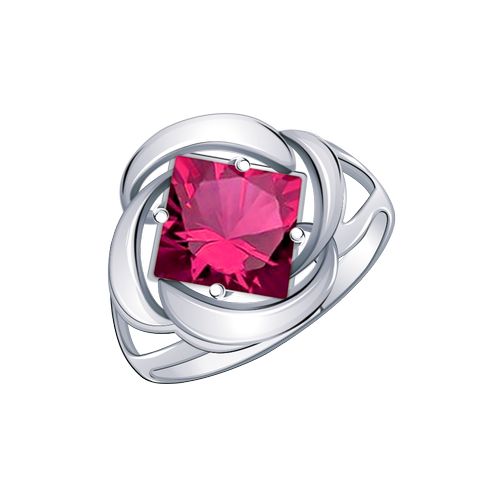 Сапфир каталог товаров Кольцо из серебра с фианитом