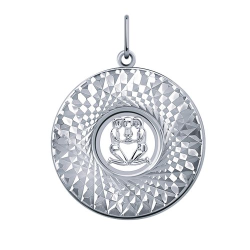 Сапфир каталог товаров Подвеска знак зодиака из серебра