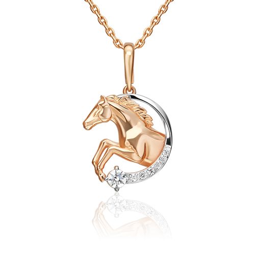 Сапфир каталог товаров Подвеска из золота с фианитом