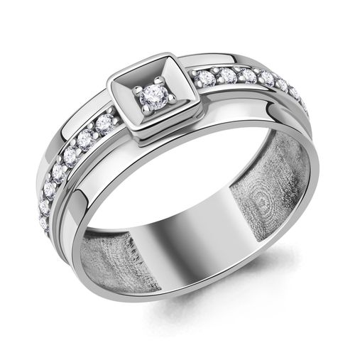 Сапфир каталог товаров Кольцо из серебра с фианитом