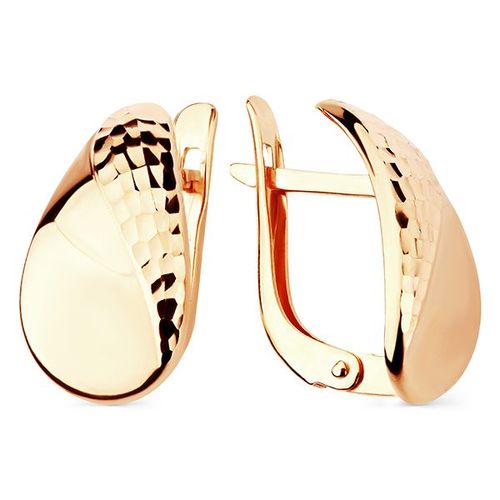 Сапфир каталог товаров Серьги из серебра с позолотой