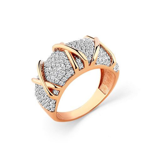 Сапфир каталог товаров Кольцо из золота с фианитом