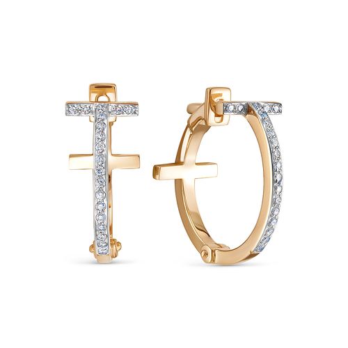 Сапфир каталог товаров Серьги из золота с бриллиантом