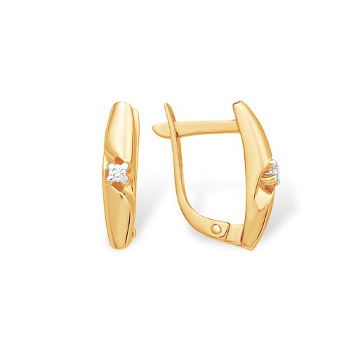 Сапфир каталог товаров Серьги из золота с бриллиантом