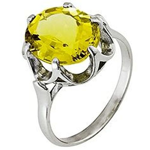 Сапфир каталог товаров Кольцо из серебра с цитрином