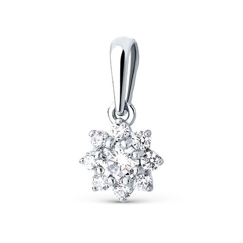 Сапфир каталог товаров Подвеска из серебра с фианитом