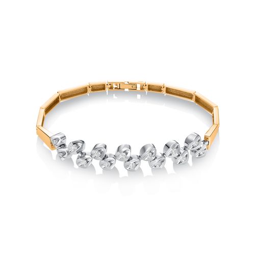 Сапфир каталог товаров Браслет детский из комбинированного золота с бриллиантом