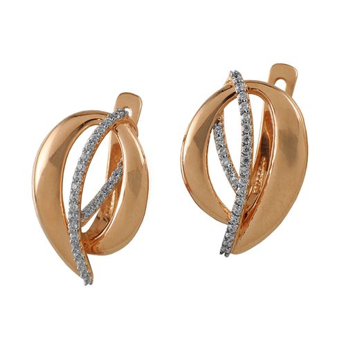 Сапфир каталог товаров Серьги из золота с фианитом