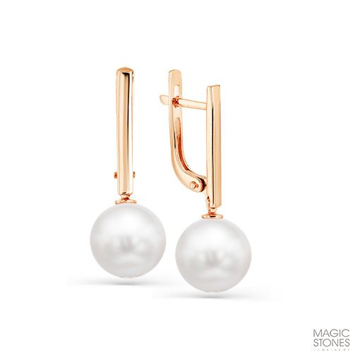 Сапфир каталог товаров Серьги из золота с жемчугом