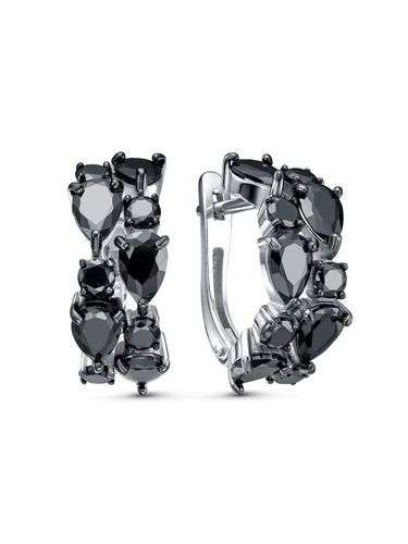 Сапфир каталог товаров Серьги из серебра с фианитом