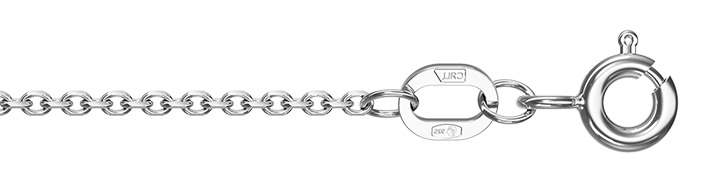 Сапфир каталог товаров Цепь кобра с алмазной гранью из серебра