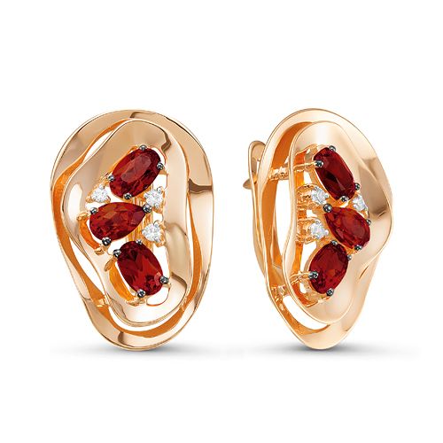 Сапфир каталог товаров Серьги из золота с фианитом