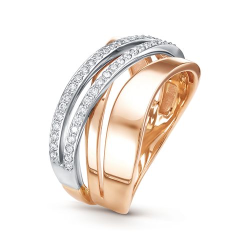 Сапфир каталог товаров Кольцо из комбинированного золота с бриллиантом