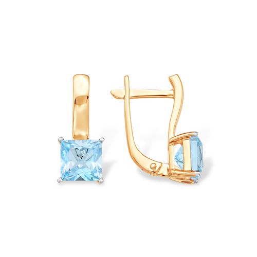 Сапфир каталог товаров Серьги из золота с топазом