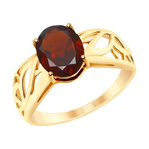 Сапфир каталог товаров Кольцо из золота с гранатом