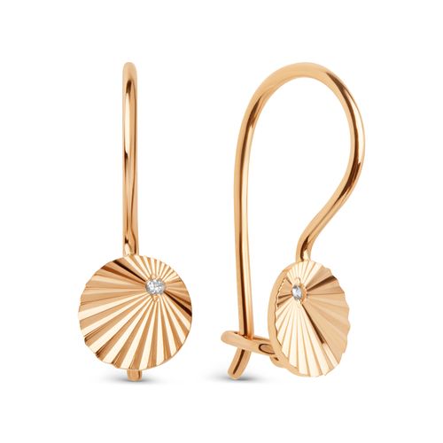 Сапфир каталог товаров Серьги детские из золота