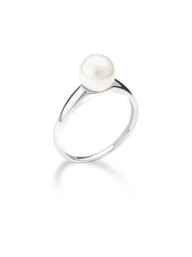 Сапфир каталог товаров Кольцо из серебра с жемчугом