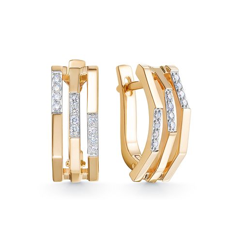 Сапфир каталог товаров Серьги из золота с бриллиантом