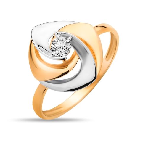 Сапфир каталог товаров Кольцо из золота с фианитом