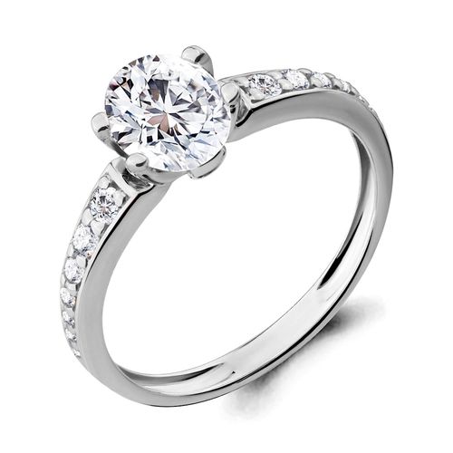 Сапфир каталог товаров Кольцо из серебра с фианитом