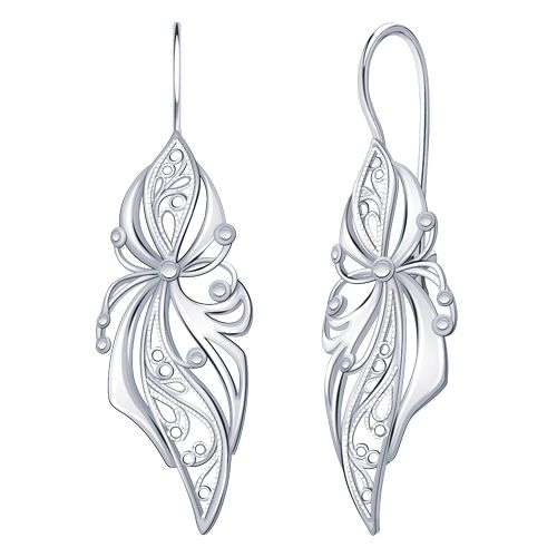 Сапфир каталог товаров Серьги из серебра