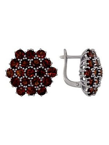 Сапфир каталог товаров Серьги из серебра с гранатом