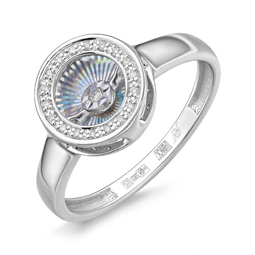 Сапфир каталог товаров Кольцо из белого золота с бриллиантом