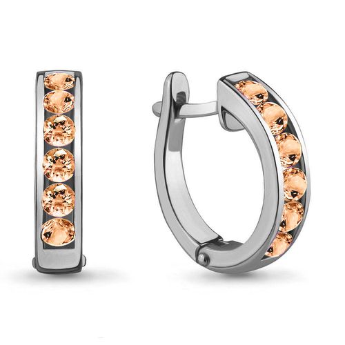 Сапфир каталог товаров Серьги из серебра с фианитом