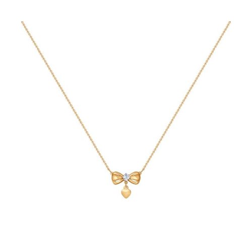 Сапфир каталог товаров Колье из золота с фианитом