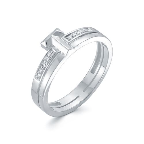 Сапфир каталог товаров Кольцо из белого золота с бриллиантом