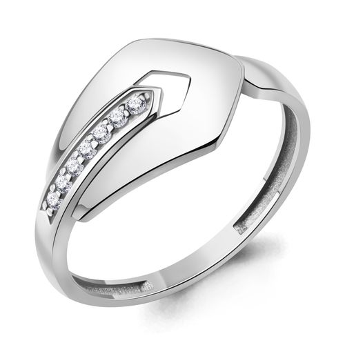 Сапфир каталог товаров Кольцо из серебра с фианитом